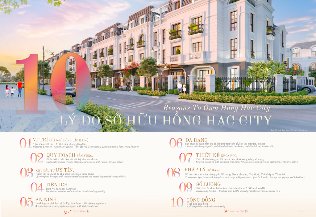 Lý do nên mua Hong Hac City