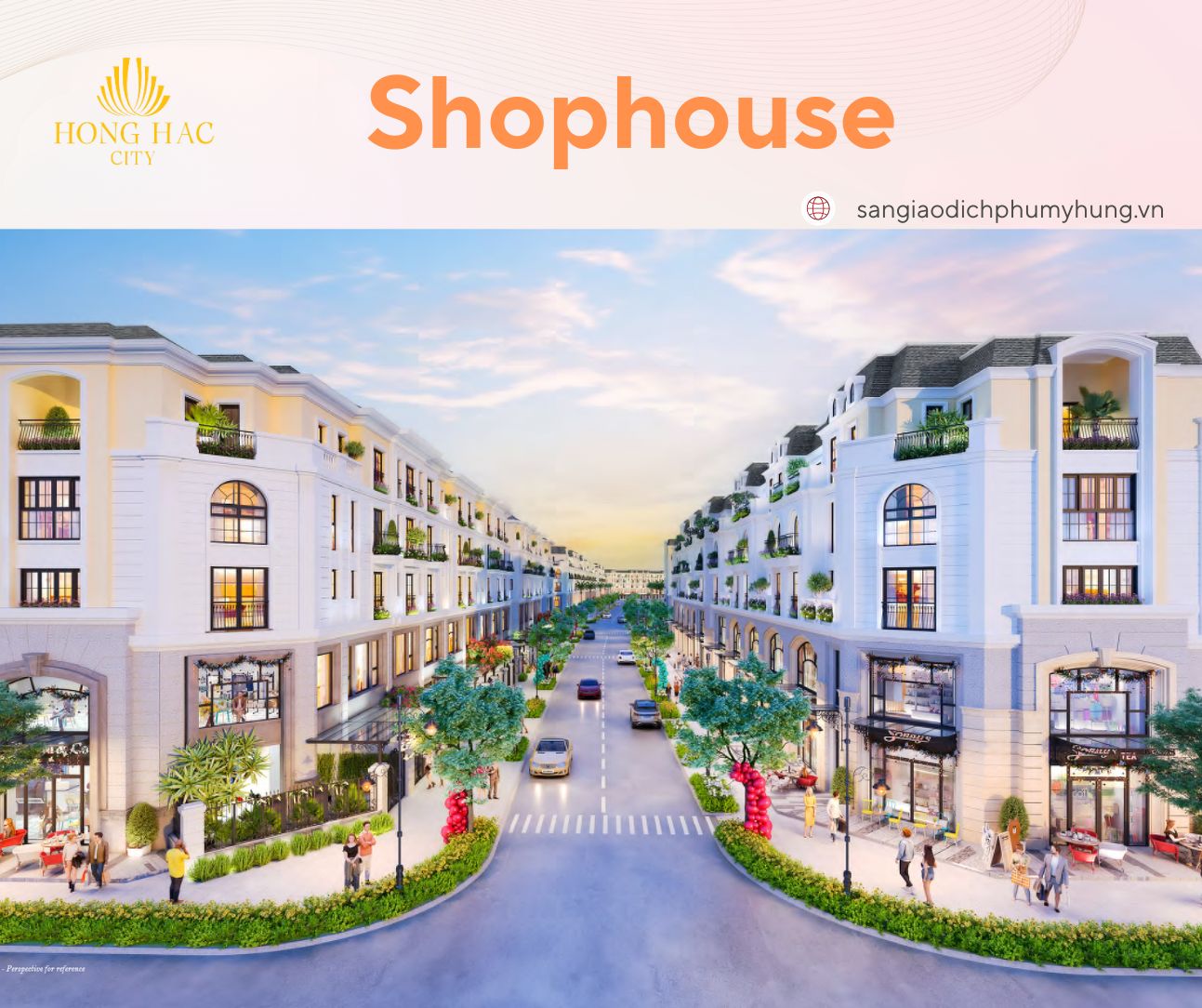 Shophouse hồng hạc phú mỹ hưng